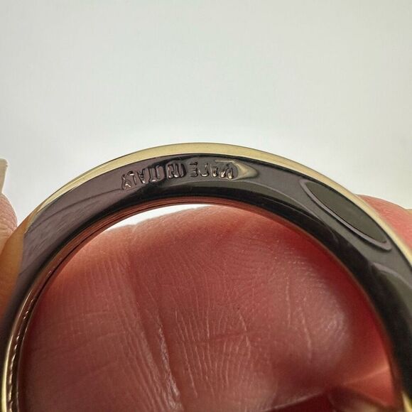 Gucci Interlocking G Leather Tassel Key Ring White Silver - Picture 3 of 8